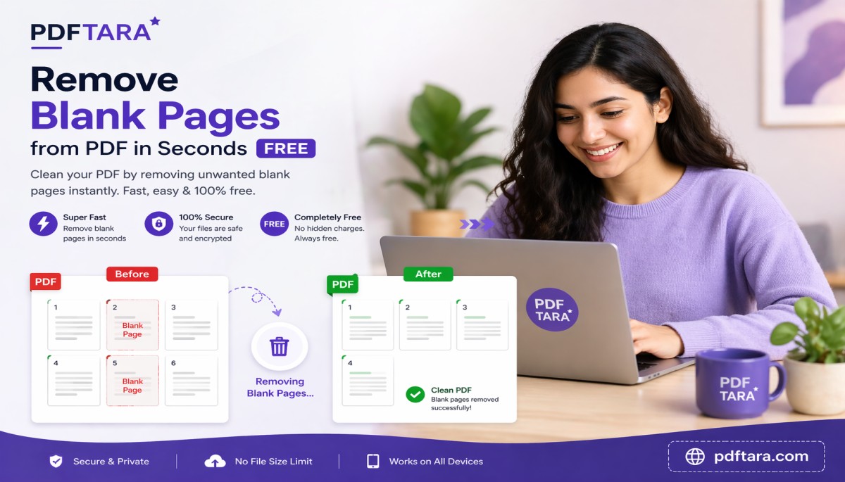 Remove Blank Pages from PDF in Seconds Free