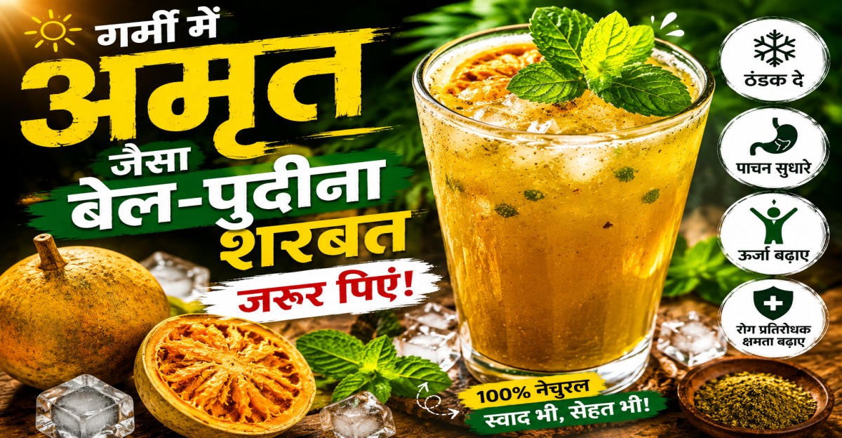 “Drink Bel-Mint Sharbat Like Summer Nectar”